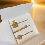Gold Hair Clips Set Of 3