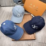 Embroidered Denim Trucker Hat Sun Baseball Cap Blue/Light Blue NEW!