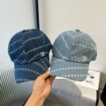Casual Blue Denim Baseball Cap Trucker Hat Spring Summer