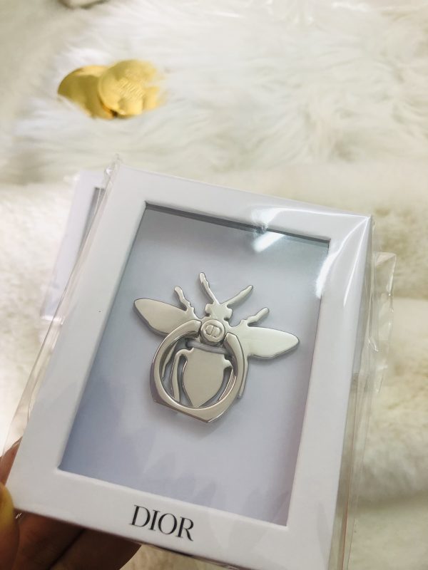 Star&Bee Cell Phone Ring-Gold&Silver Color-New in Box - Image 5