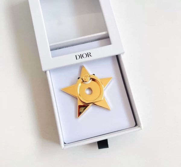 Star&Bee Cell Phone Ring-Gold&Silver Color-New in Box - Image 10