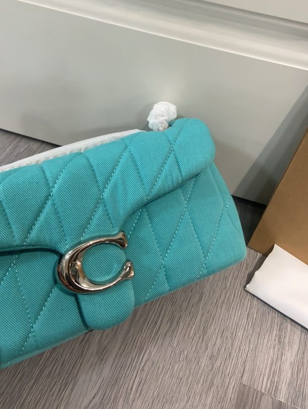 Shoulder Bag In Signature Denim Blue CBG31 - Image 8
