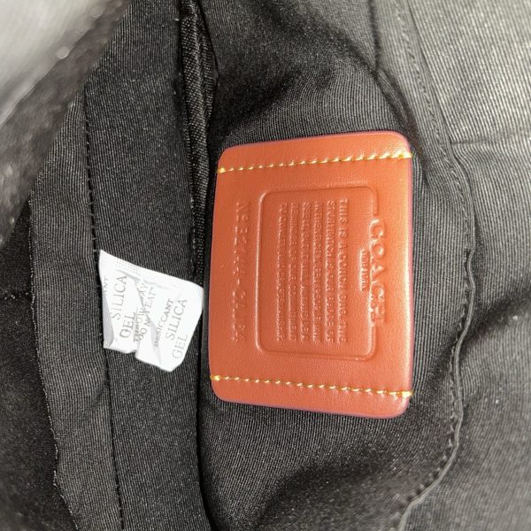 Shoulder Bag Leather Black CAJ64 - Image 6