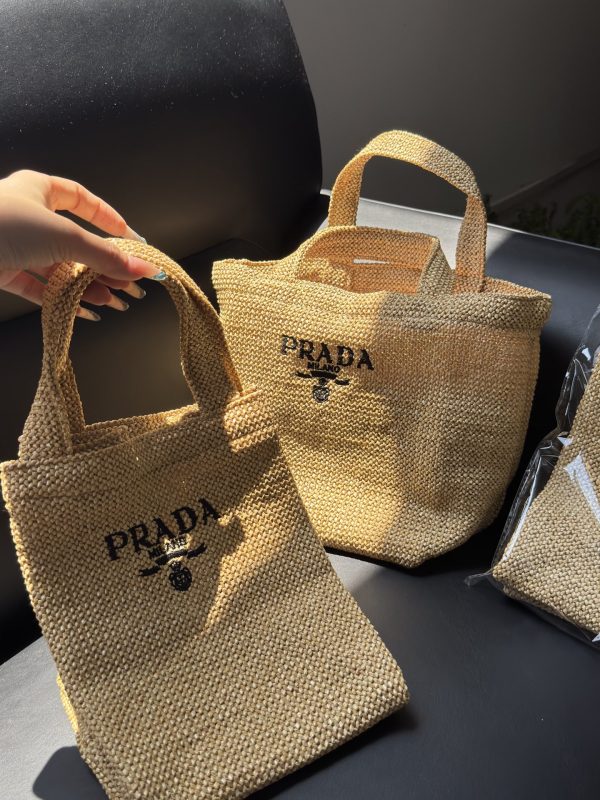 Mini Tote Bag lunch Bag Limited Rattan Beige - Image 6