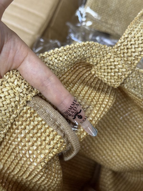 Mini Tote Bag lunch Bag Limited Rattan Beige - Image 7