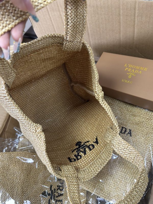 Mini Tote Bag lunch Bag Limited Rattan Beige - Image 8