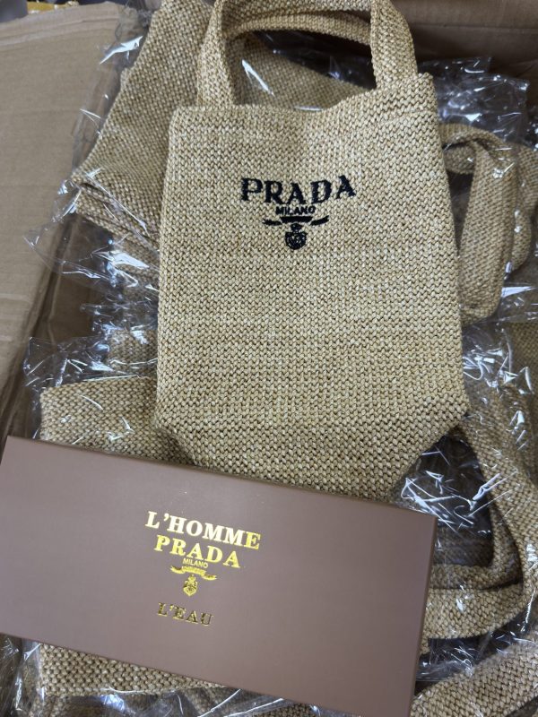 Mini Tote Bag lunch Bag Limited Rattan Beige - Image 10