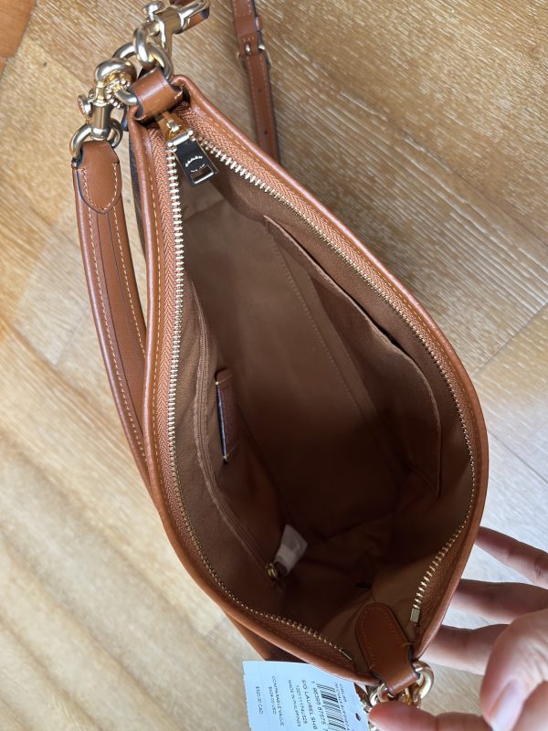 Shoulder Bag Laurela Horse Carriage Print Brown CBL85 - Image 10