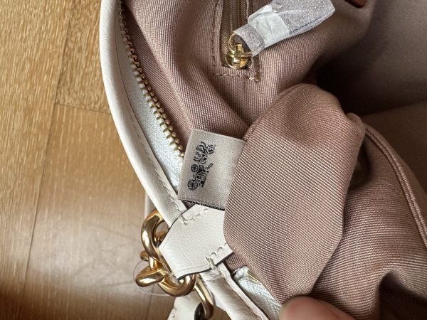 Shoulder Bag Laurela Horse Carriage Print White CBL85 - Image 4