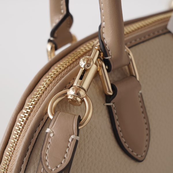 Sabrina Satchel Bag Color Block Shoulder Bag Ivory CAM56 - Image 3