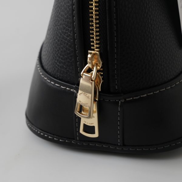 Sabrina Satchel Bag Color Block Shoulder Bag Black CAM56 - Image 4