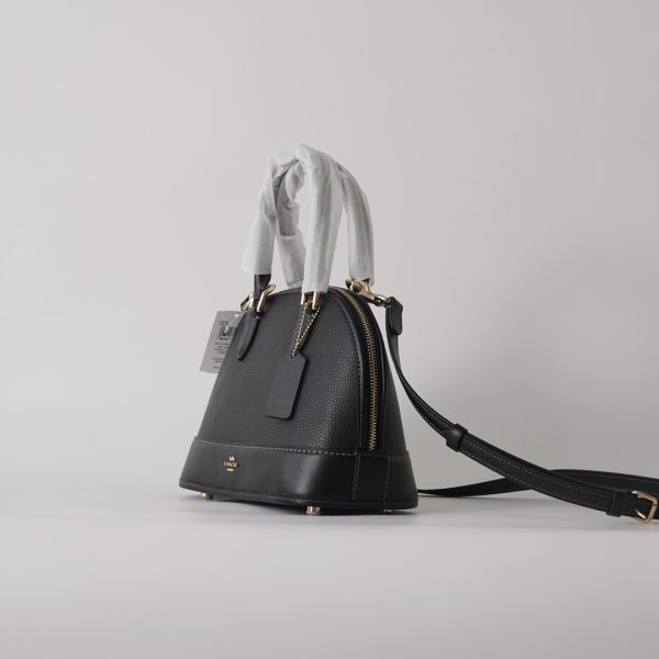 Sabrina Satchel Bag Color Block Shoulder Bag Black CAM56 - Image 10
