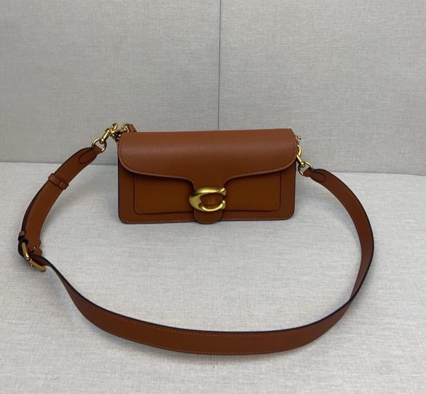 Tabby Shoulder Bag Crossbody Leather Brown 73995 - Image 7
