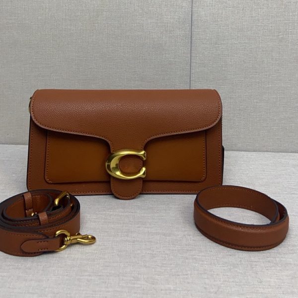 Tabby Shoulder Bag Crossbody Leather Brown 73995