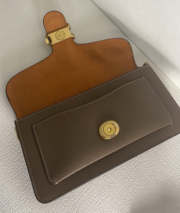 Tabby Shoulder Bag Crossbody Leather Brown 73995 - Image 2