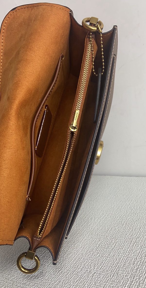 Tabby Shoulder Bag Crossbody Leather Brown 73995 - Image 6