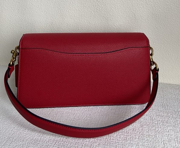 Tabby Shoulder Bag Crossbody Leather Red 73995 - Image 5
