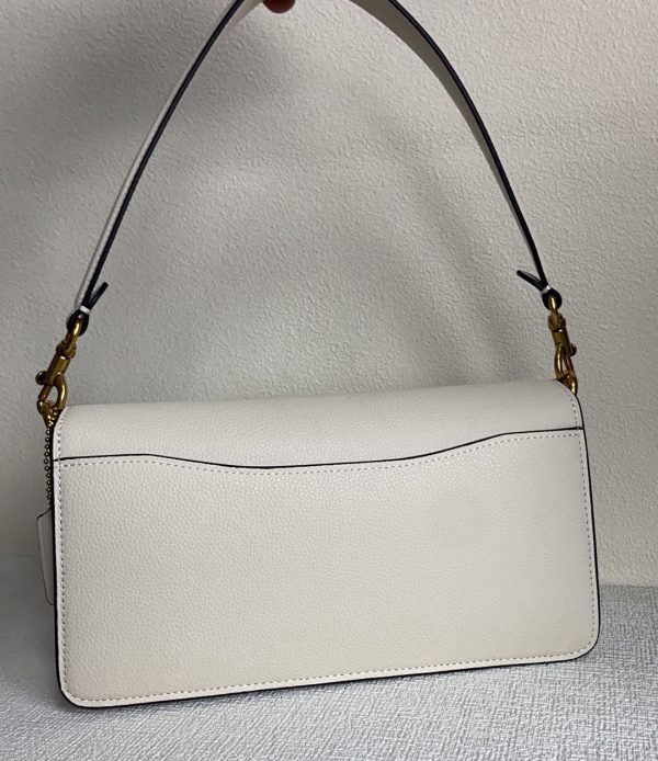 Tabby Shoulder Bag Crossbody Leather White 73995 - Image 9