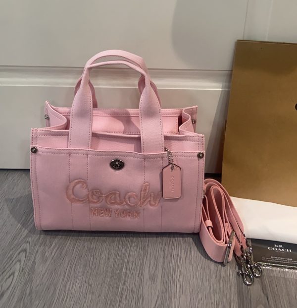 Cargo Tote Bag Shoulder Pink CBG46 - Image 10