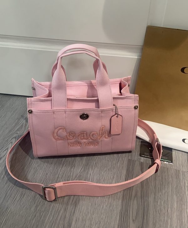 Cargo Tote Bag Shoulder Pink CBG46 - Image 8