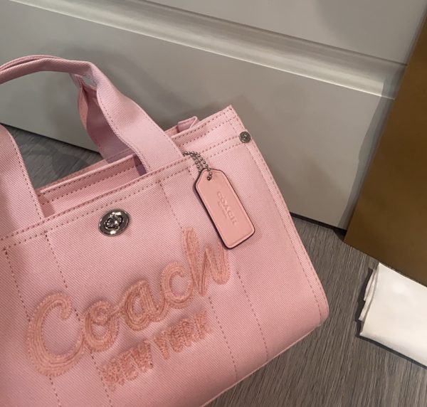 Cargo Tote Bag Shoulder Pink CBG46 - Image 9