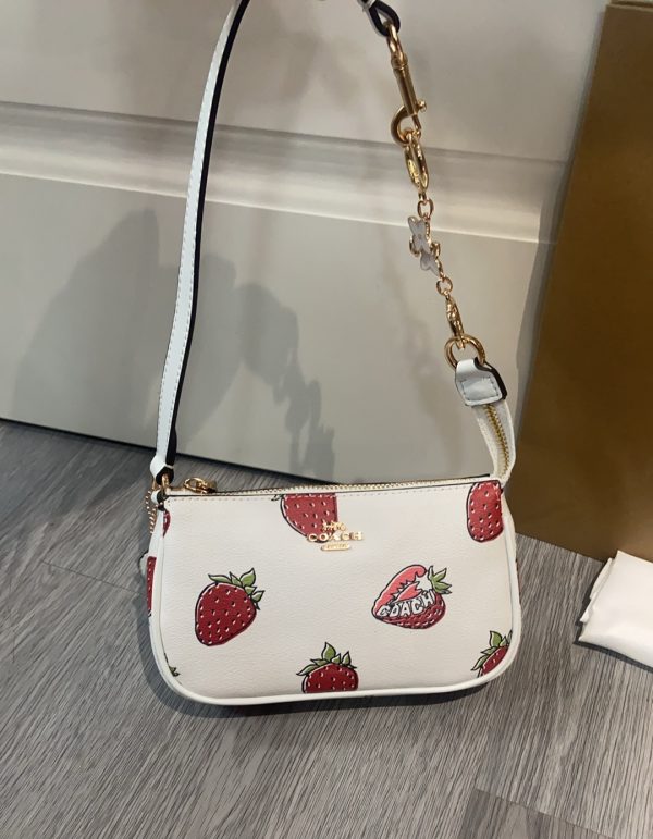 Nolita Mini Shoulder Bag With Strawberry Print CAL25 - Image 5