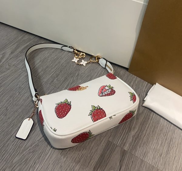 Nolita Mini Shoulder Bag With Strawberry Print CAL25 - Image 8