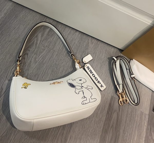 Peanuts Teri Shoulder Bag White CBJ76 - Image 5