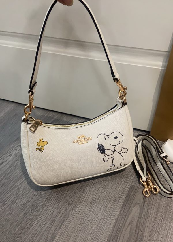 Peanuts Teri Shoulder Bag White CBJ76 - Image 10
