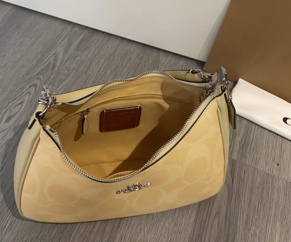 Teri Hobo Bag In Signature Canvas Hay CAL52 - Image 5