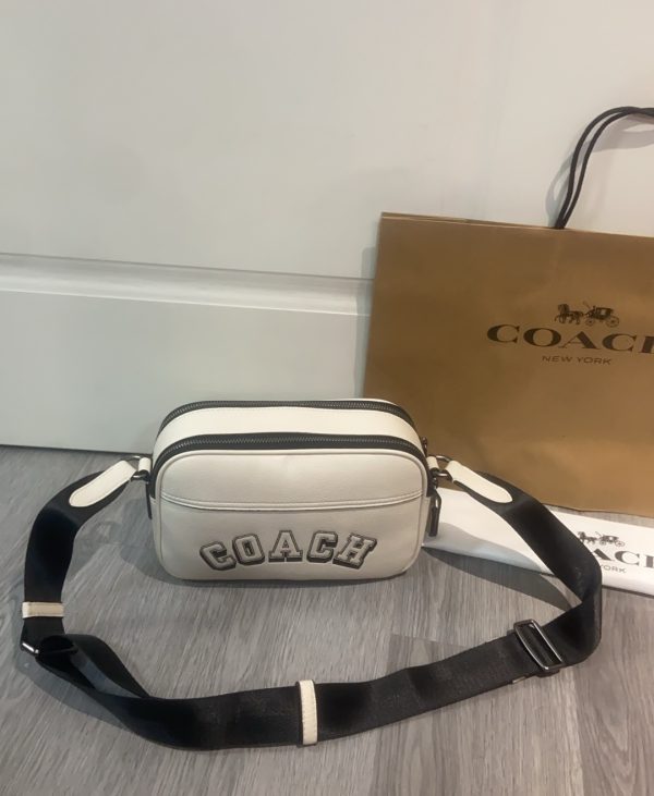 Shoulder Bag Leather White CAJ64