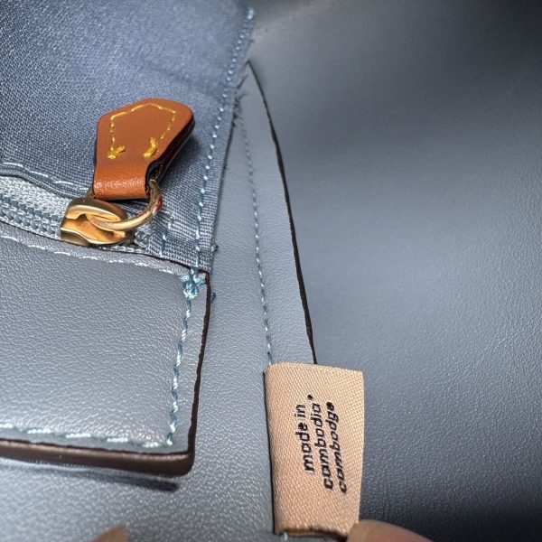 Hadley Turnlock Tote Bag Blue CAL17 - Image 7