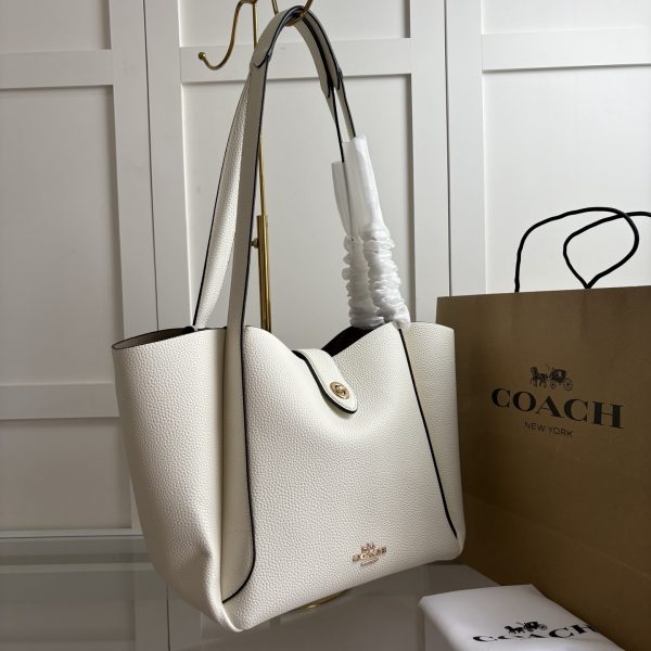 Hadley Turnlock Tote Bag White CAL17 - Image 9