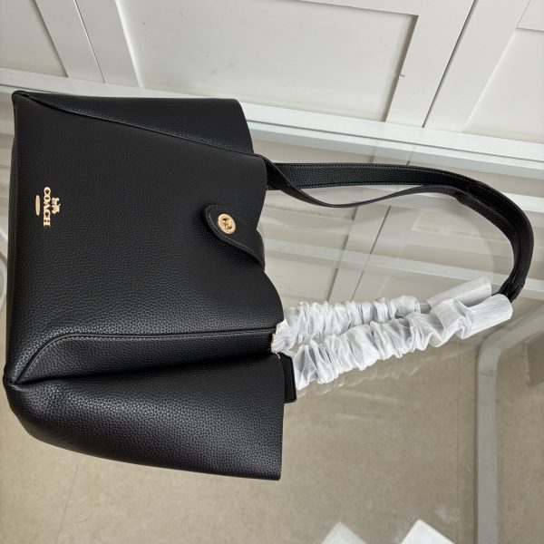 Hadley Turnlock Tote Bag Black CAL17 - Image 3