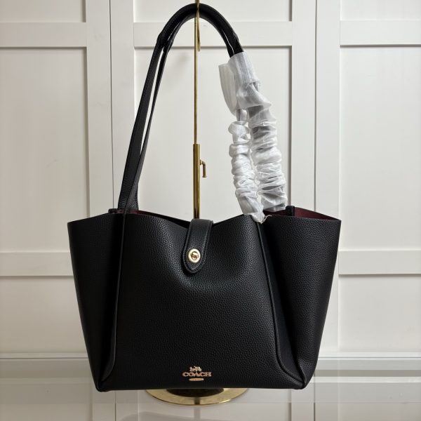Hadley Turnlock Tote Bag Black CAL17 - Image 6