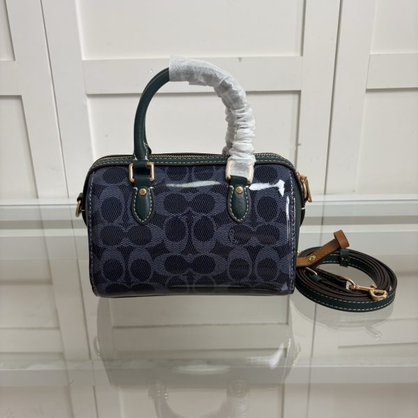 Mini Rowan 2way Crossbody Bag Signature Canvas Denim CAL20 - Image 3