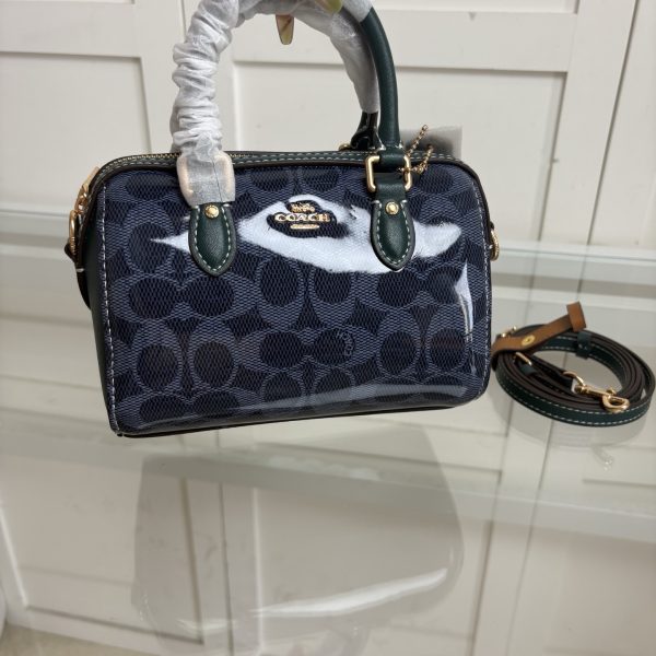 Mini Rowan 2way Crossbody Bag Signature Canvas Denim CAL20 - Image 5