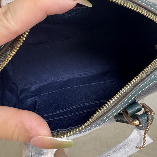 Mini Rowan 2way Crossbody Bag Signature Canvas Denim CAL20 - Image 7