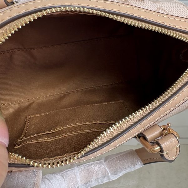 Mini Rowan 2way Crossbody Bag Signature Canvas Camel CAL20 - Image 3