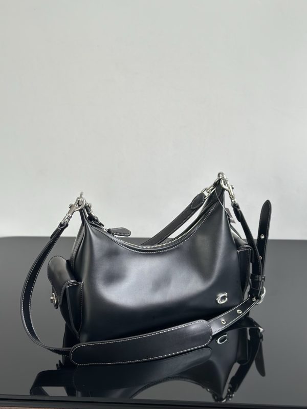 Pocket Juliet Bag 30 Shoulder Bag Black CAM20 - Image 6