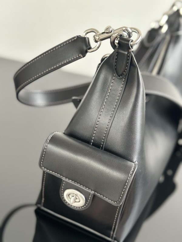 Pocket Juliet Bag 30 Shoulder Bag Black CAM20 - Image 10