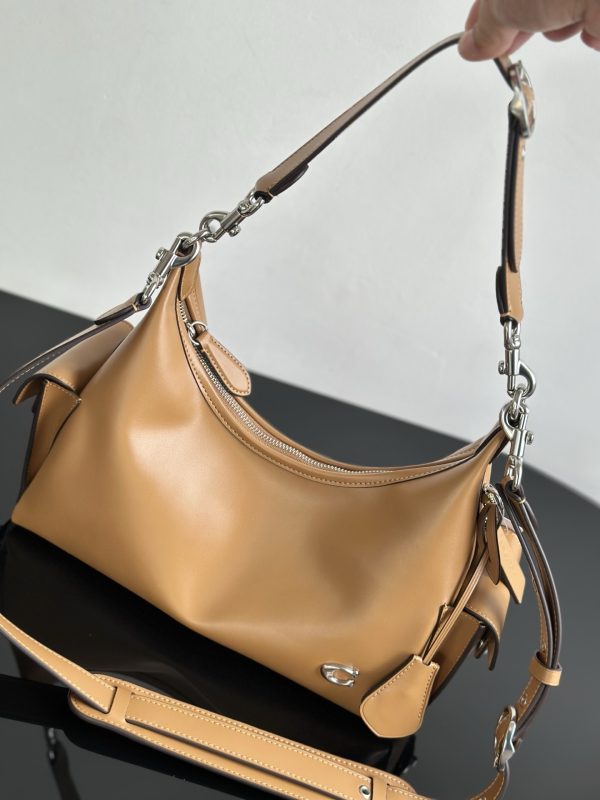 Pocket Juliet Bag Shoulder Bag Camel CAM20 - Image 6