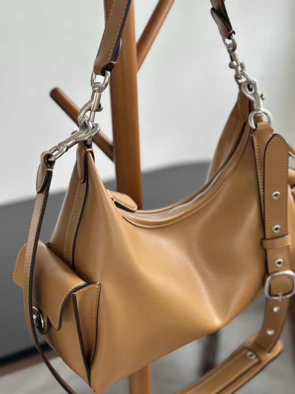 Pocket Juliet Bag Shoulder Bag Camel CAM20 - Image 7