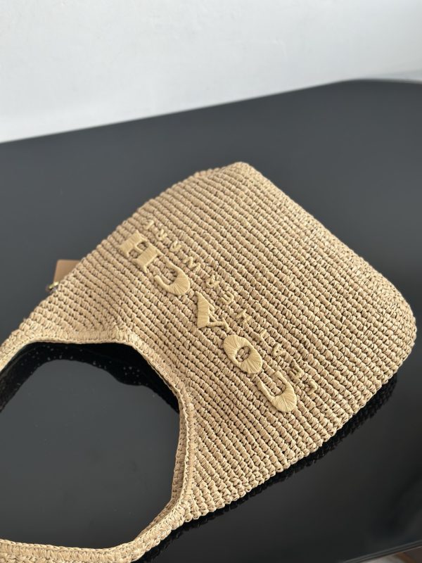 Brooklyn Small Straw Shoulder Bag CAL97 - Image 3