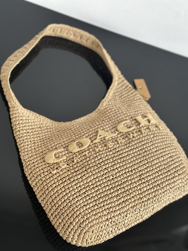 Brooklyn Small Straw Shoulder Bag CAL97 - Image 6