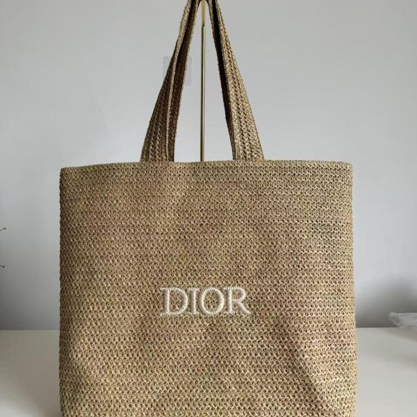 Large Capacity Lightweight Causal Woven Straw Tote Bag