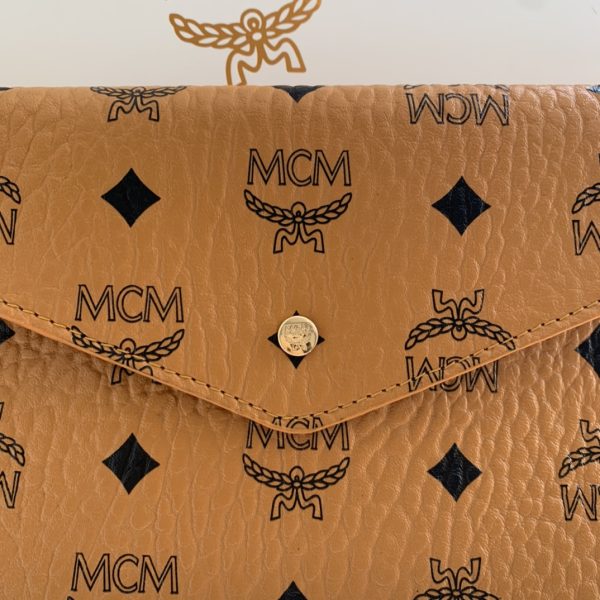 Envelope Pouch Clutch Cognac - Image 7