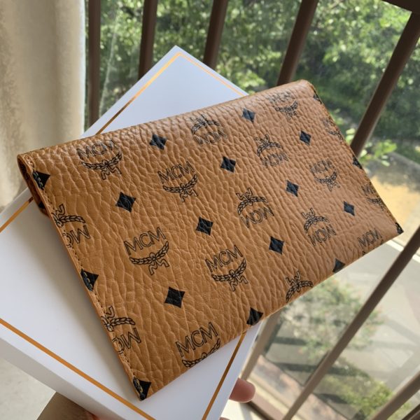 Envelope Pouch Clutch Cognac - Image 8