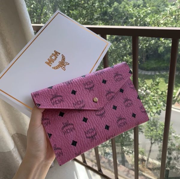 Envelope Pouch Clutch Cognac - Image 5