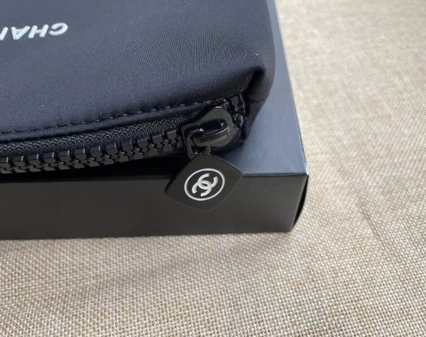 2025 BLACK With Box Cosmetic Makeup Pouch Bag Clutch - Image 4